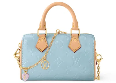 Pre-owned Louis Vuitton Women's  Nano Speedy In Sky Blue
