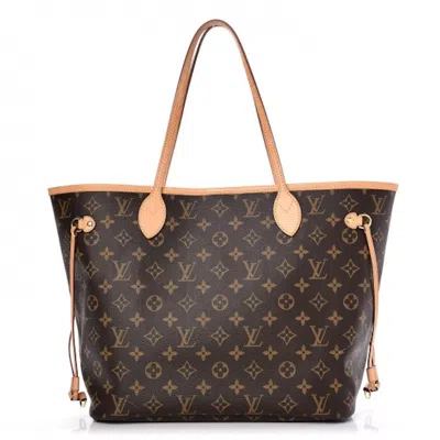 Pre-owned Louis Vuitton Women's  Neo Neverfull Monogram (without Pouch) Mm Lining In Rose Ballerine