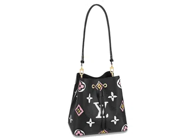 Pre-owned Louis Vuitton Women's  Neonoe Mm Wild At Heart In Black