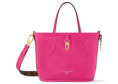 Pre-owned Louis Vuitton Women's  Neverfull Bandouliere Bb Inside Out In Rose Pondichery/monogram In Pink