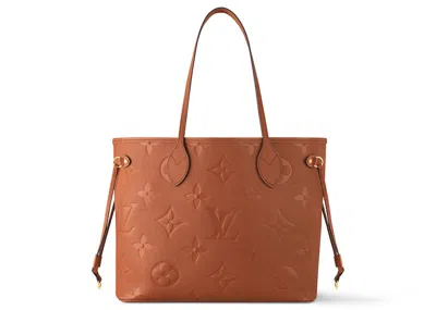 Pre-owned Louis Vuitton Women's  Neverfull Mm In Cognac