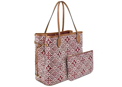 Pre-owned Louis Vuitton Women's  Neverfull Since 1854 Mm In Bordeaux