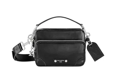 Pre-owned Louis Vuitton Women's  Nil City Bag Calfskin Crossbody In Black