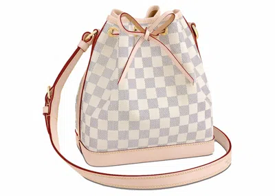 Pre-owned Louis Vuitton Women's  Noé Bb In Damier Azur In Blue