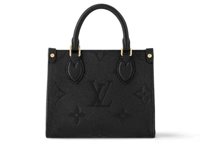 Pre-owned Louis Vuitton Women's  Onthego Bb In Black