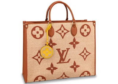 Pre-owned Louis Vuitton Women's  Onthego Gm In Tan
