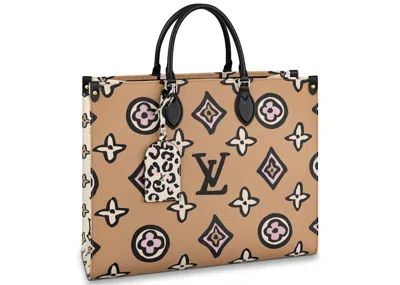 Pre-owned Louis Vuitton Women's  Onthego Gm Wild At Heart In Arizona