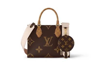 Pre-owned Louis Vuitton Women's  Onthego Pm/ Reverse In Monogram/monogram Reverse