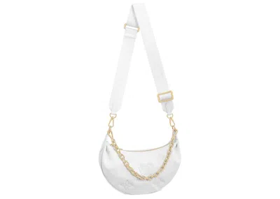 Pre-owned Louis Vuitton Women's  Over The Moon Bubblegram In Snow In White