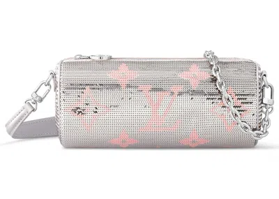Pre-owned Louis Vuitton Women's  Papillon Pouch In Silver Pink