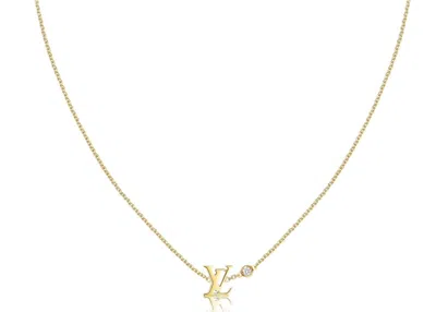Pre-owned Louis Vuitton Women's  Pendant Idylle Blossom Lv In Yellow Gold
