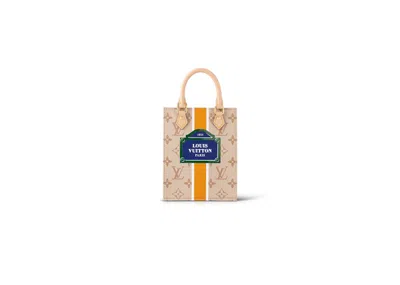 Pre-owned Louis Vuitton Women's  Petit Sac Plat In Beige/ocher In Brown