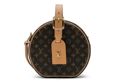 Pre-owned Louis Vuitton Women's  Petite Boite Chapeau Monogram In Brown