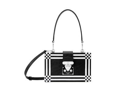 Pre-owned Louis Vuitton Women's  Petite Malle In Black/white In Multi