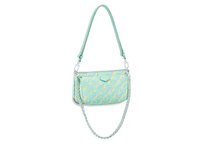 Pre-owned Louis Vuitton Women's  Pochette Accessoires In Water Green