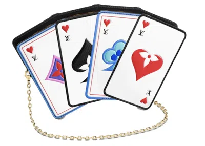 Pre-owned Louis Vuitton Women's  Pochette Cartes Clutch Game On In Multi