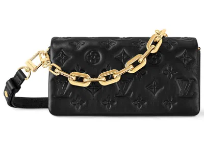 Pre-owned Louis Vuitton Women's  Pochette Coussin In Black