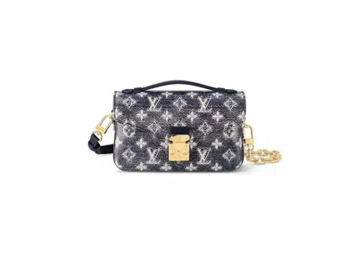 Pre-owned Louis Vuitton Women's  Pochette Metis East West In Blue