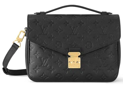 Pre-owned Louis Vuitton Women's  Pochette Metis In Black