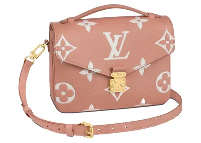 Pre-owned Louis Vuitton Women's  Pochette Métis In Trianon Pink/cream