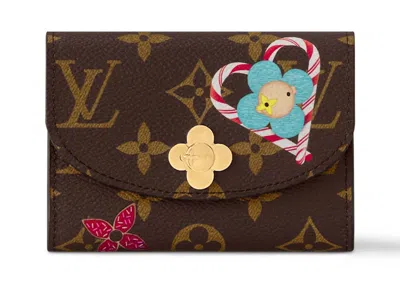 Pre-owned Louis Vuitton Women's  Rosalie Coin Purse In Monogram/candy Red