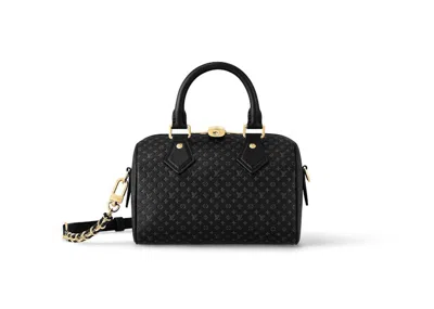 Pre-owned Louis Vuitton Women's  Speedy Bandouliere 20 In Black