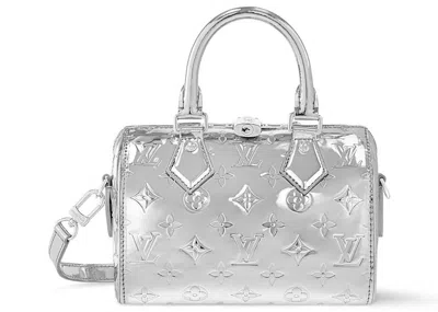 Pre-owned Louis Vuitton Women's  Speedy Bandouliere 20 In Silver