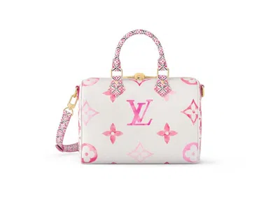 Pre-owned Louis Vuitton Women's  Speedy Bandouliere 25 In Pink