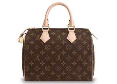 Pre-owned Louis Vuitton Women's  Speedy Monogram 25 Brown