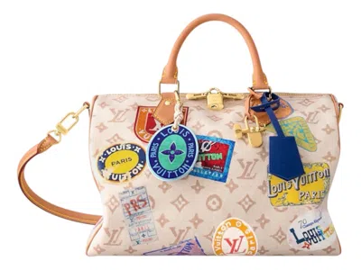 Pre-owned Louis Vuitton Women's  Speedy Soft 30 Monogram Dune In Pink