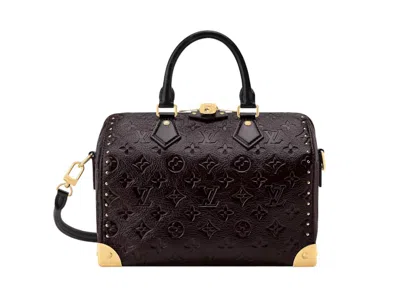 Pre-owned Louis Vuitton Women's  Speedy Trunk 25 In Acajou In Brown