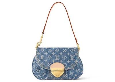 Pre-owned Louis Vuitton Women's  Sunset Bag In Monogram Denim Blue