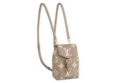 Pre-owned Louis Vuitton Women's  Tiny Backpack Monogram Empreinte In Tourterelle Beige/cream