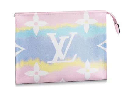 Pre-owned Louis Vuitton Women's  Toiletry Pouch 26 Escale In Pastel