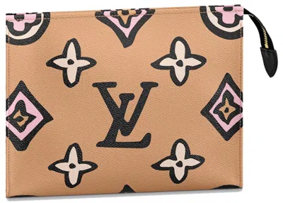 Pre-owned Louis Vuitton Women's  Toiletry Pouch In Arizona/beige