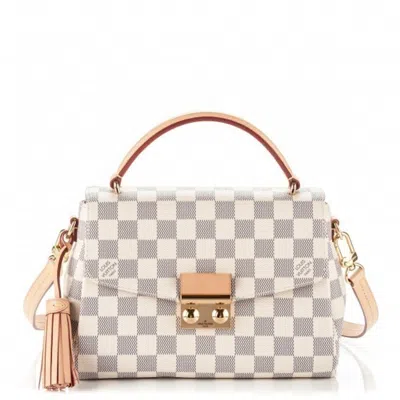 Pre-owned Louis Vuitton Women's  Tote Croisette Damier Azur In Blue/white In Multi