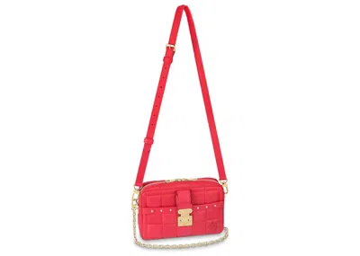 Pre-owned Louis Vuitton Women's  Troca Pm Damier Quilt In Pink