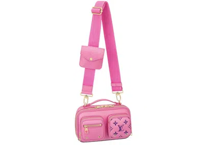 Pre-owned Louis Vuitton Women's  Utility Crossbody In Rose
