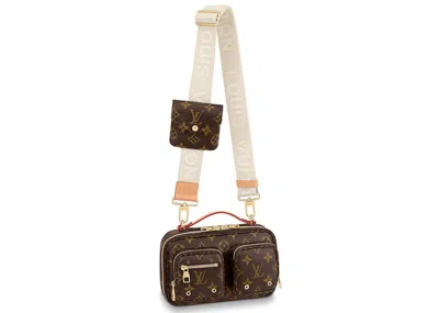 Pre-owned Louis Vuitton Women's  Utility Crossbody Monogram In Brown