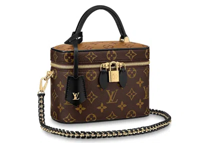 Pre-owned Louis Vuitton Women's  Vanity Monogram Reverse Pm In Brown