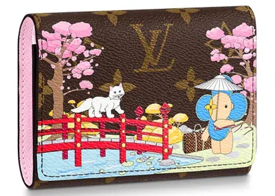 Pre-owned Louis Vuitton Women's  Victorine Wallet Monogram Vivienne In Wisteria Pink