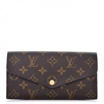 Pre-owned Louis Vuitton Women's  Wallet Sarah Nm Monogram In Rose Ballerine