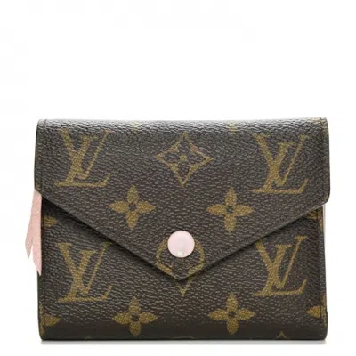 Pre-owned Louis Vuitton Women's  Wallet Victorine Monogram Rose Ballerine Lining