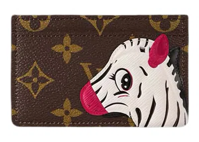 Pre-owned Louis Vuitton Women's  X Sun Yitian Card Holder In Monogram