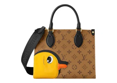 Pre-owned Louis Vuitton Women's  X Sun Yitian Onthego Pm In Monogram Reverse