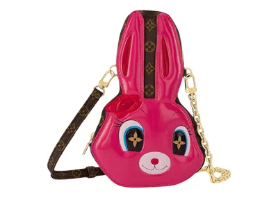 Pre-owned Louis Vuitton Women's  X Sun Yitian Wallet On Chain Rabbit In Pink