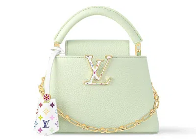 Pre-owned Louis Vuitton Women's  X Takashi Murakami Capucines Mini In Green