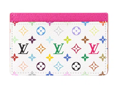 Pre-owned Louis Vuitton Women's  X Takashi Murakami Card Holder