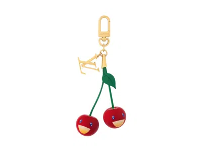 Pre-owned Louis Vuitton Women's  X Takashi Murakami Cherry Bag Charm In Gold/tone Metal