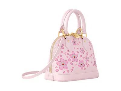 Pre-owned Louis Vuitton Women's  X Takashi Murakami Cherry Blossom Alma Bb In Pink